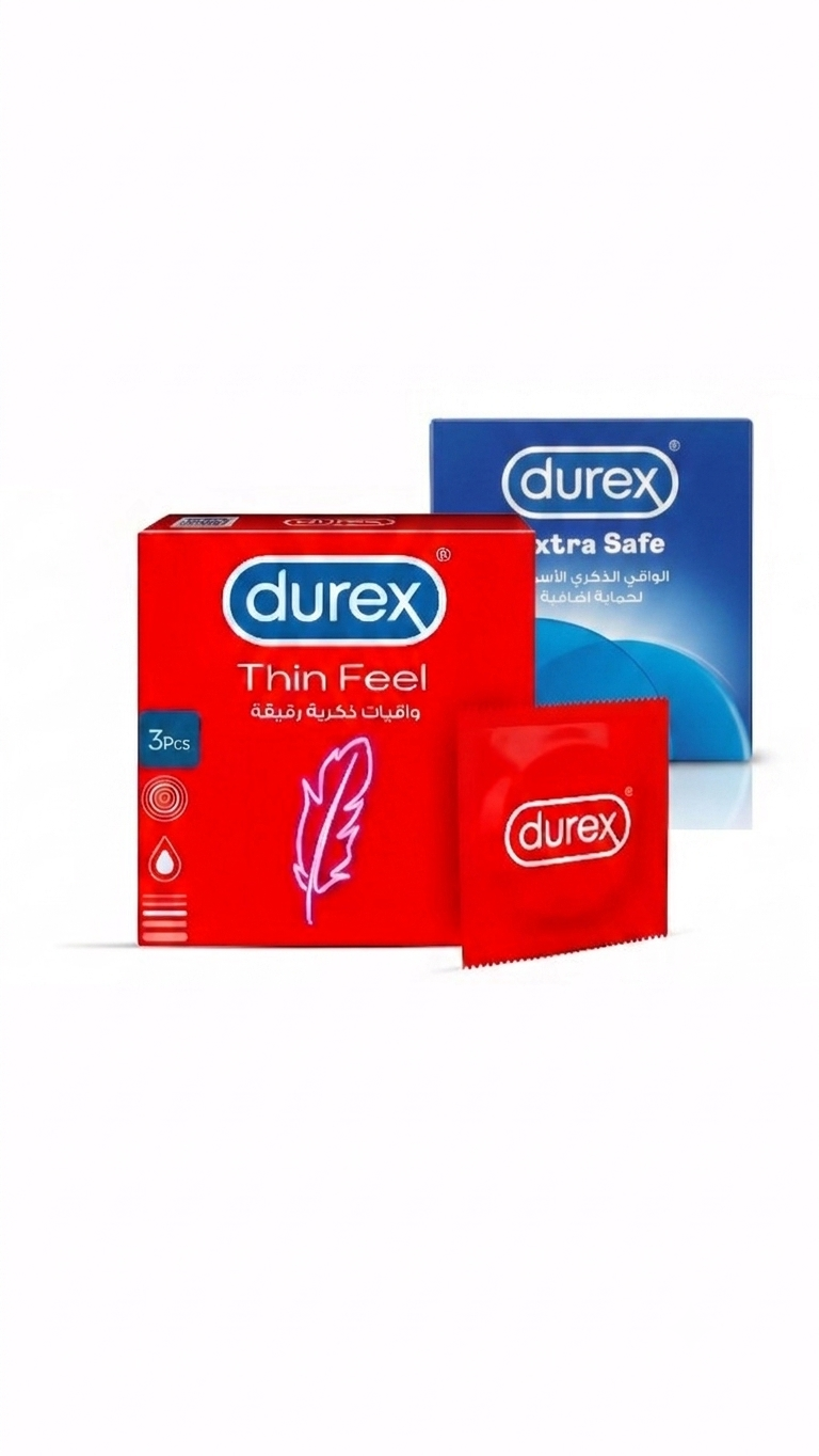 Durex Pack of 2 (R+B)